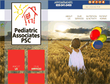 Tablet Screenshot of pediatricassociatesnky.com